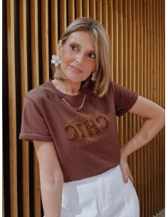 CAMISETA CHIC CHOCOLATE